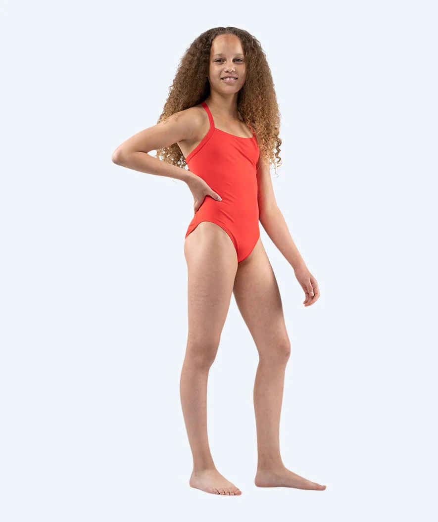 Watery Badeanzug für Mädchen - Freestyler Solid - Cherry Red - Image 8