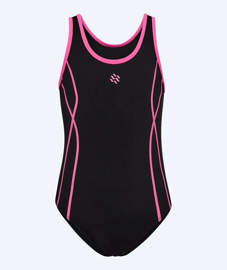 Watery Badeanzug für Mädchen - Hurley - Schwarz/Hellrosa - Image 11
