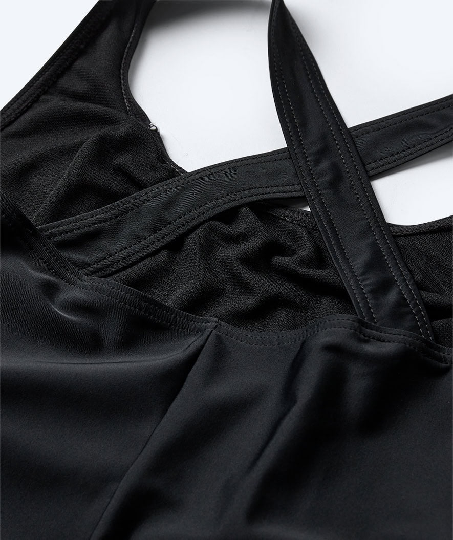 Watery Badeanzug für Damen in große Größen - Kaito - Schwarz/Weiß - Image 10