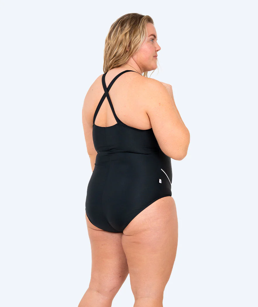 Watery Badeanzug für Damen in große Größen - Kaito - Schwarz/Weiß - Image 4