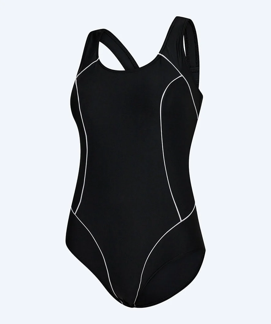 Watery Badeanzug für Damen in große Größen - Kaito - Schwarz/Weiß - Image 6