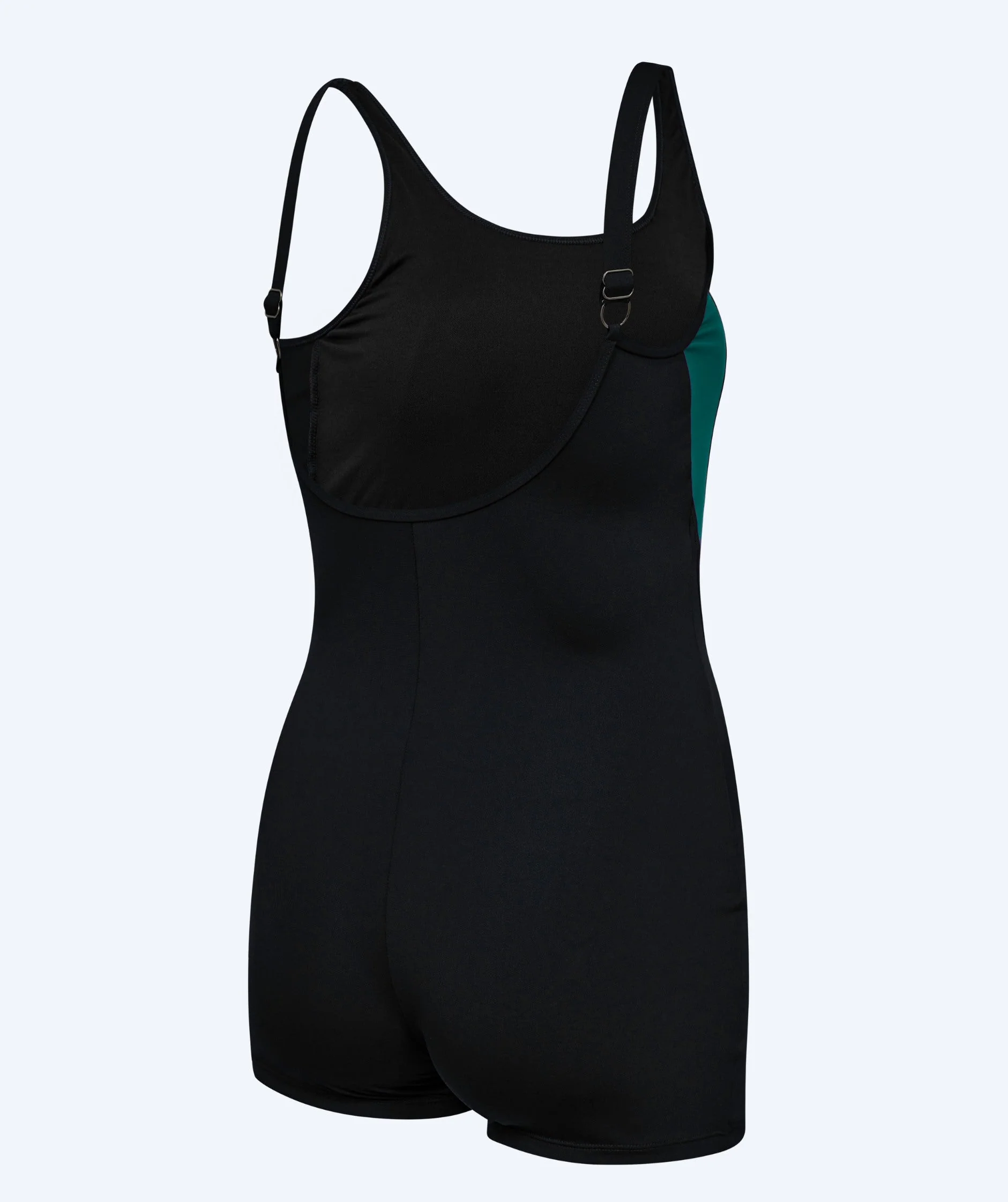 Watery Badeanzug mit Bein für Damen - Venilla - Schwarz/Grau - Image 5
