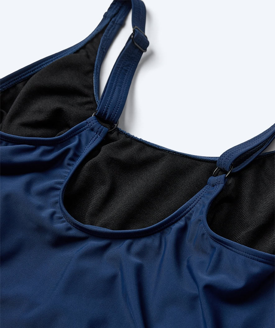 Watery Badeanzug mit Rock für Damen - Hydra - Donkerblau - Image 10