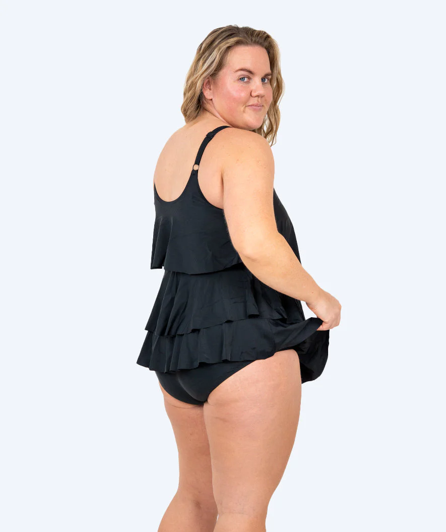 Watery Badeanzug mit Rock für Damen - Hydra - Schwarz - Image 4