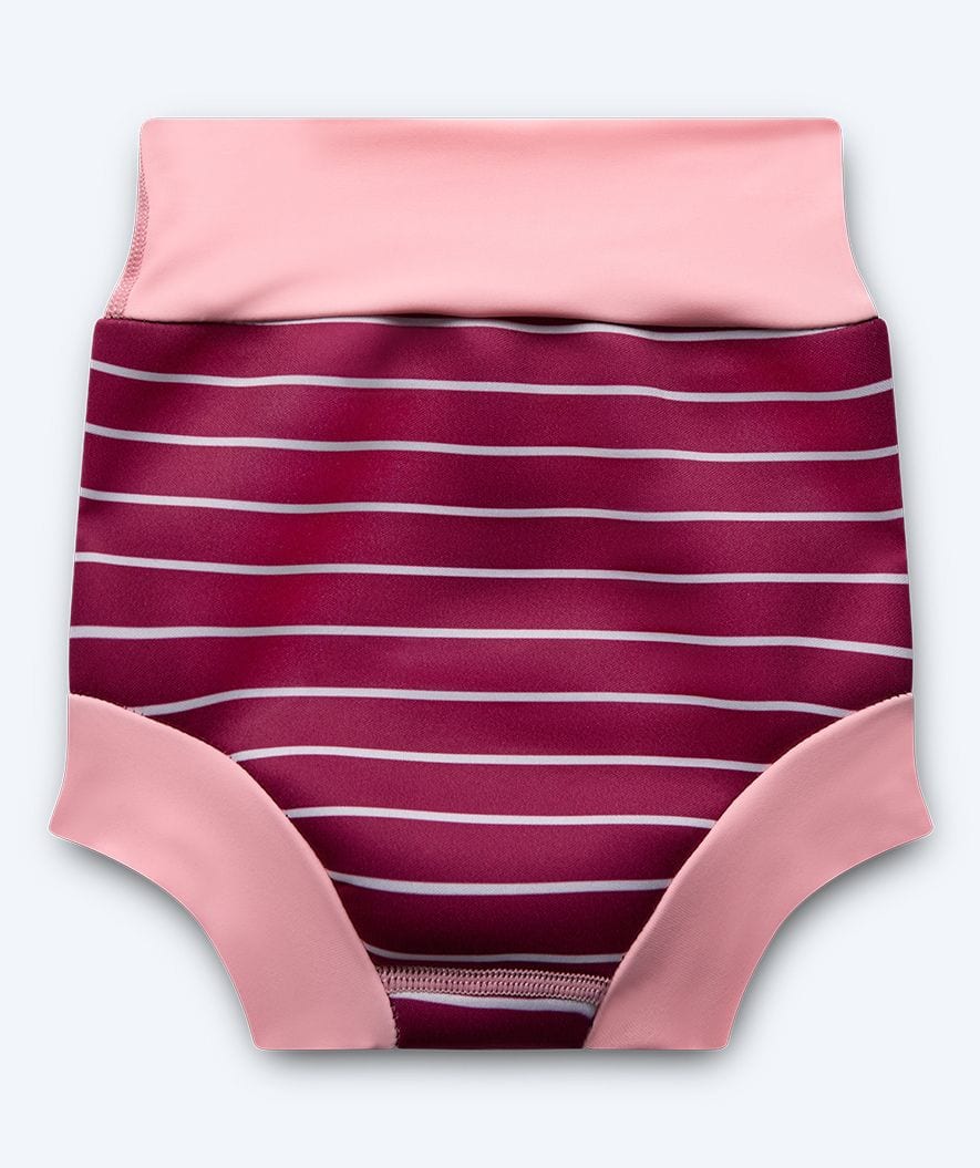 Watery Schwimmwindelhosen für Kinder - Neoprene Swim Nappy - Nordic Rosa Stripes - Image 2