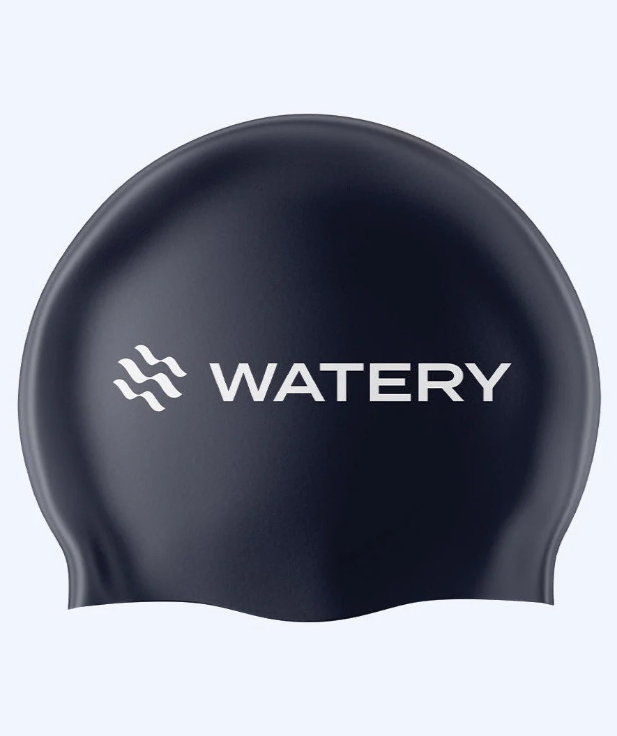 Watery Badekappe (ab 10 Jahre) - Signature Latex - Donkerblau