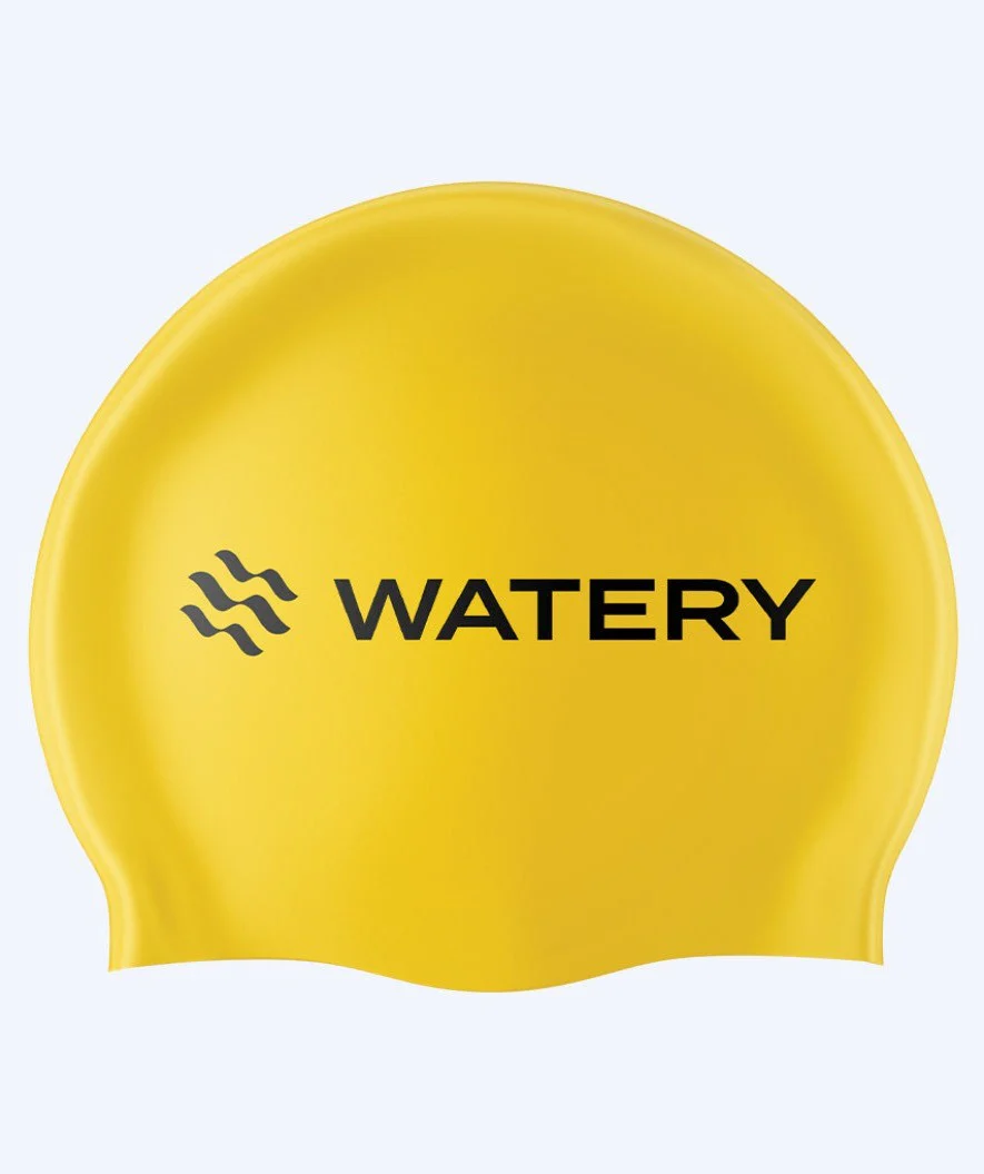 Watery Badekappe (ab 10 Jahre) - Signature Latex - Gelb