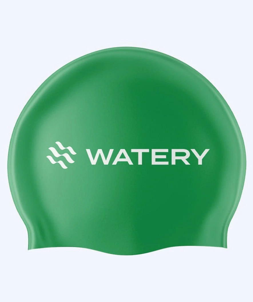 Watery Badekappe (ab 10 Jahre) - Signature Latex - Grün