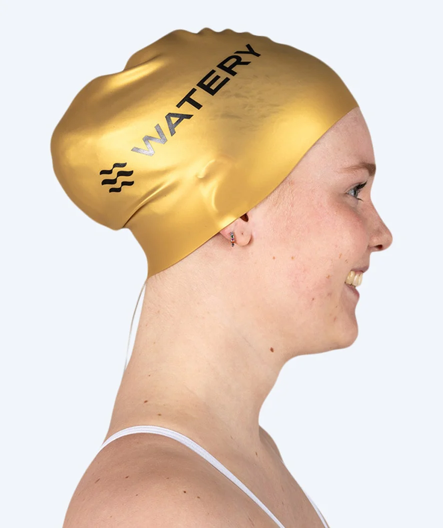 Watery Badekappe (ab 10 Jahre) - Signature - Gold - Image 3