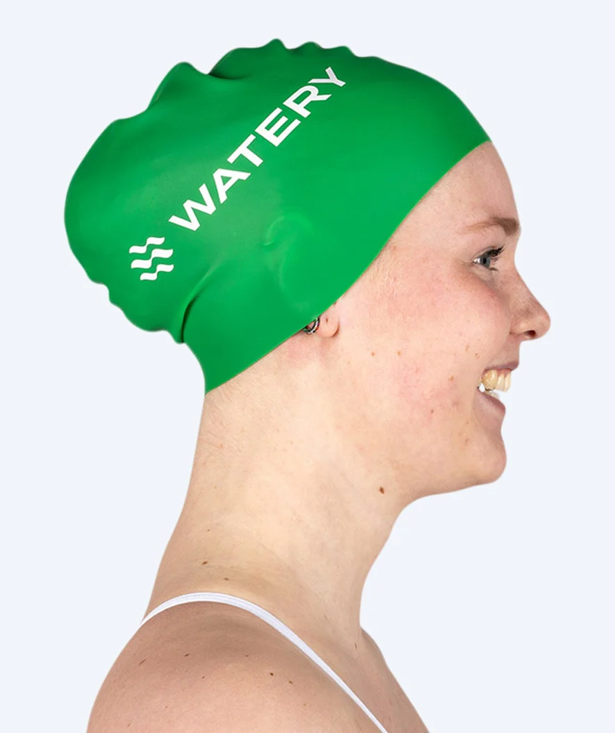 Watery Badekappe (ab 10 Jahre) - Signature - Grün - Image 3