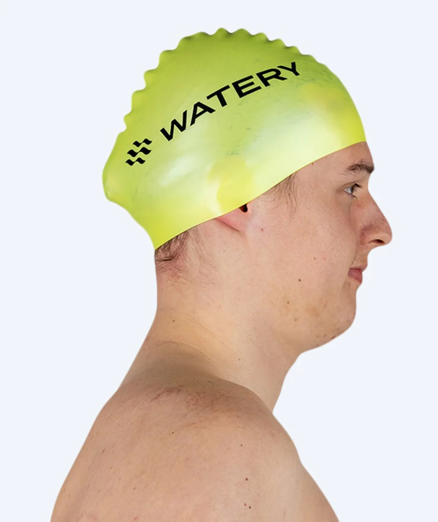 Watery Badekappe (ab 10 Jahre) - Signature - Fluo Gelb - Image 7