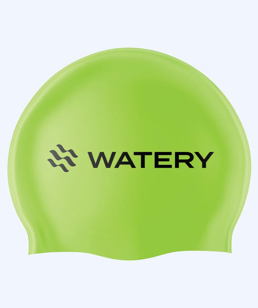 Watery Badekappe (ab 10 Jahre) - Signature - Fluo Grün