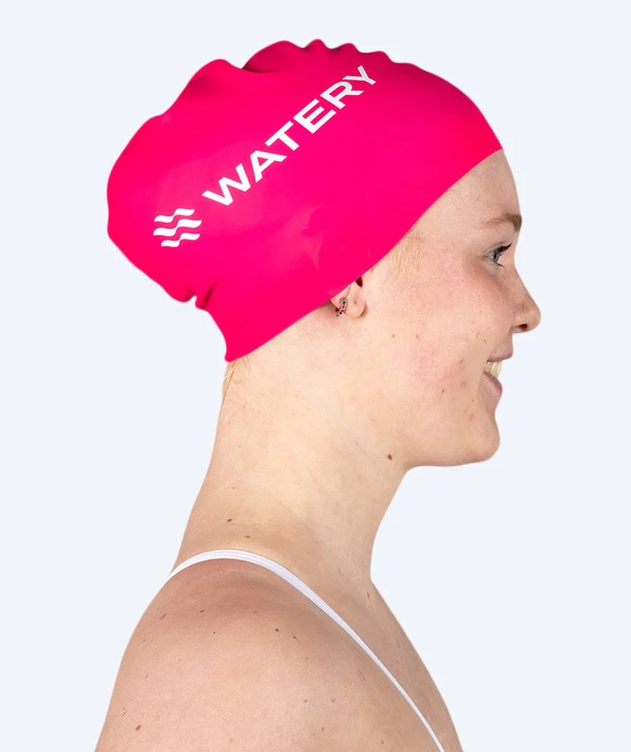 Watery Badekappe (ab 10 Jahre) - Signature - Rosa - Image 3