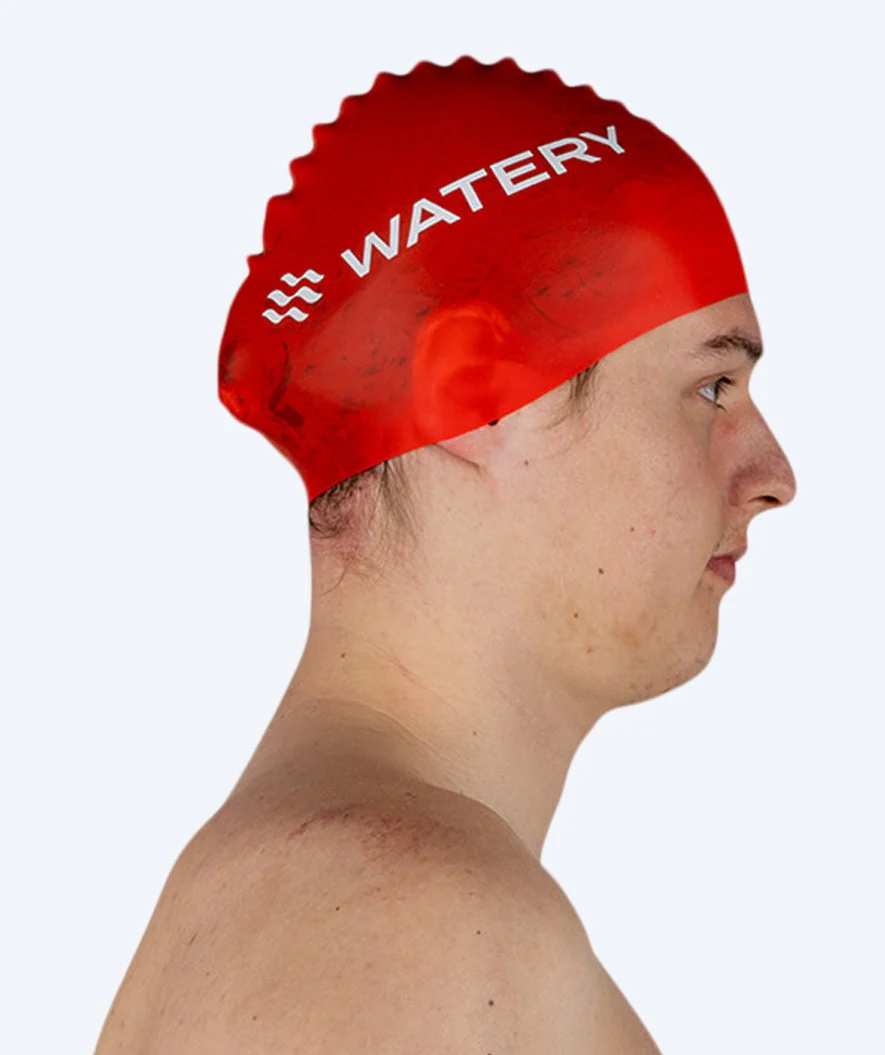 Watery Badekappe (ab 10 Jahre) - Signature - Rot - Image 3