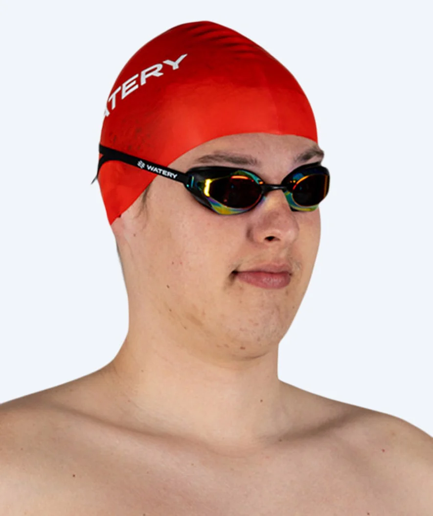 Watery Badekappe (ab 10 Jahre) - Signature - Rot - Image 5