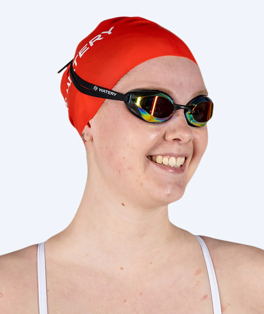 Watery Badekappe (ab 10 Jahre) - Signature - Rot - Image 8