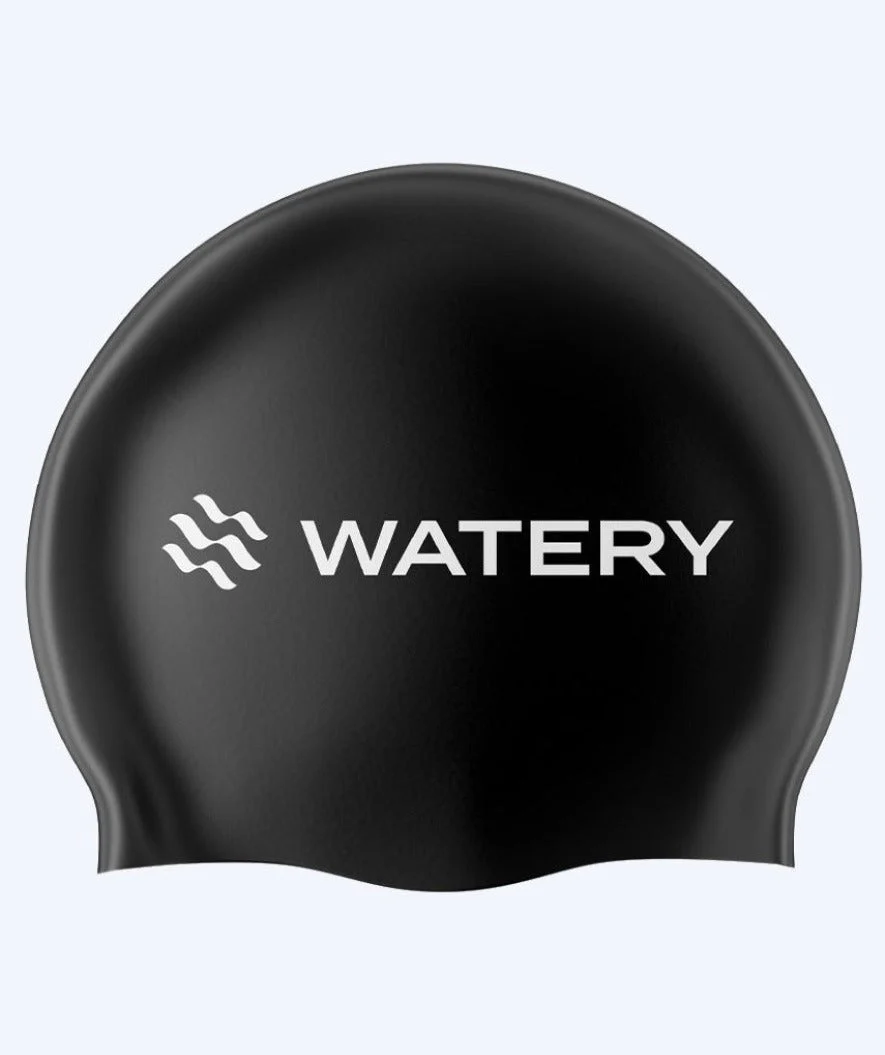 Watery Badekappe (ab 10 Jahre) - Signature - Schwarz