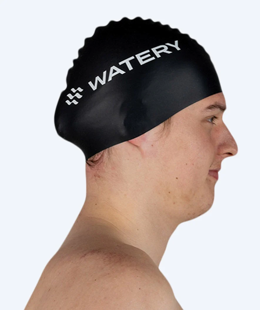 Watery Badekappe (ab 10 Jahre) - Signature - Schwarz - Image 7