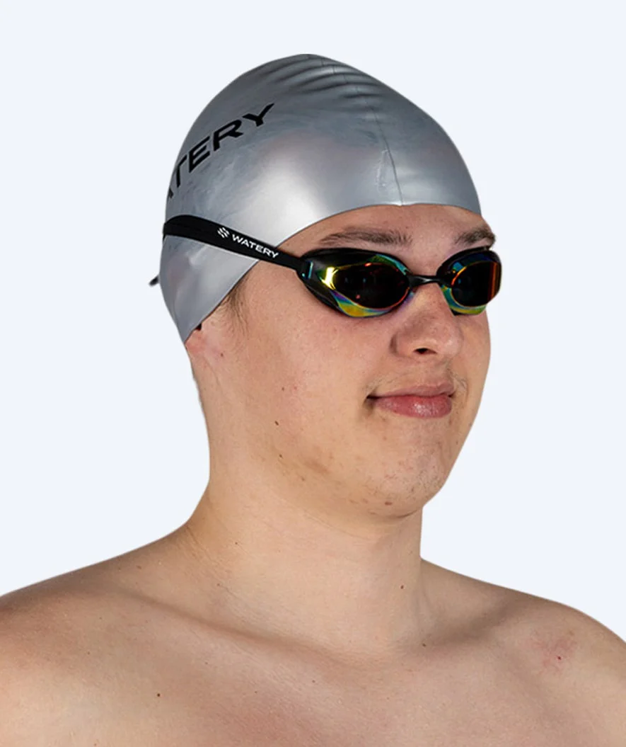 Watery Badekappe (ab 10 Jahre) - Signature - Silber - Image 8