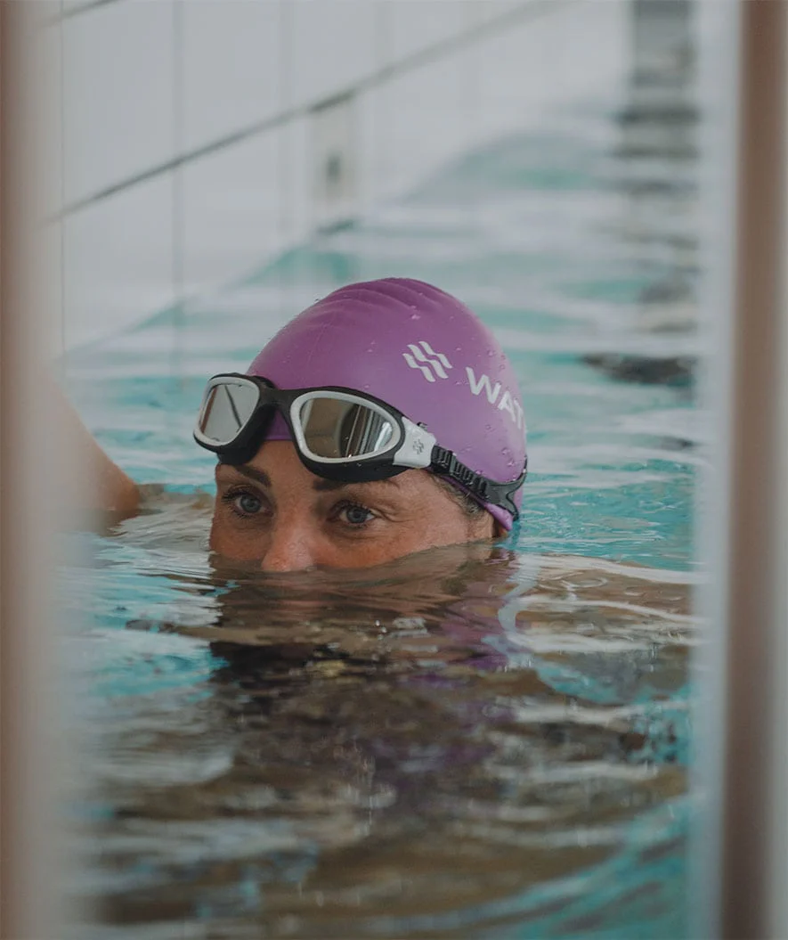Watery Badekappe (ab 10 Jahre) - Signature - Violet - Image 12