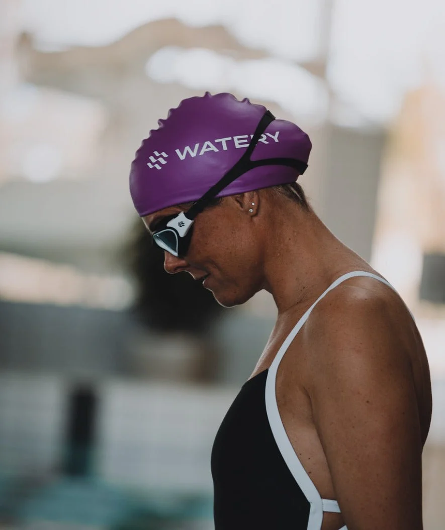 Watery Badekappe (ab 10 Jahre) - Signature - Violet - Image 9