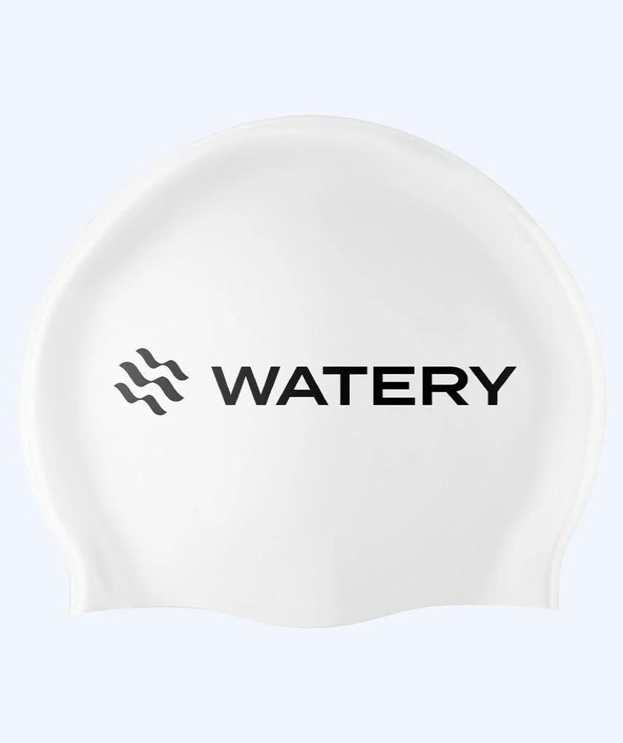 Watery Badekappe (ab 10 Jahre) - Signature - Weiß