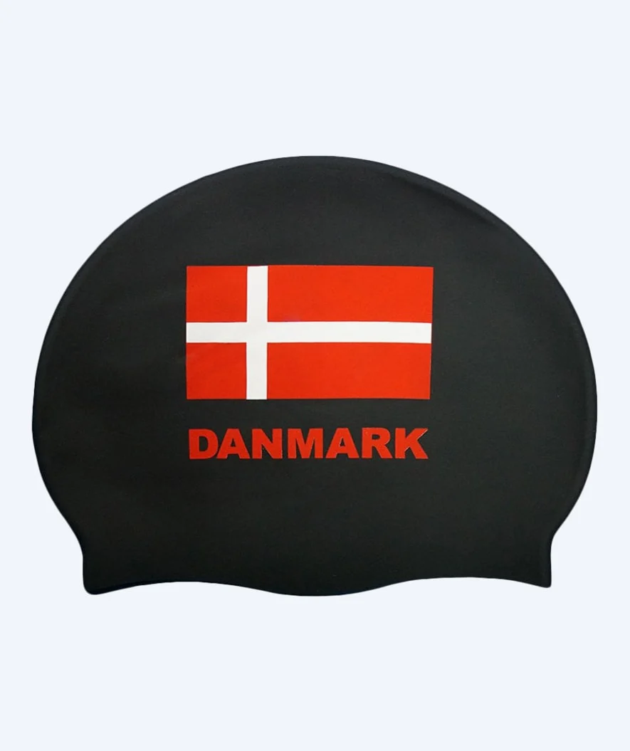 Watery Badekappe - Denmark - Schwarz