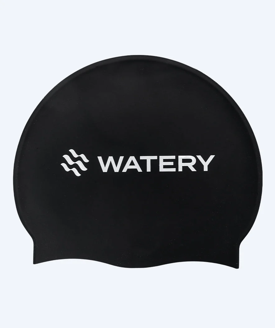 Watery Badekappe - Eco Signature - Schwarz (30% Recycelt)