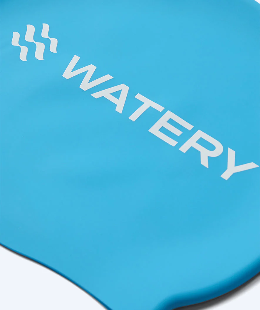 Watery Badekappe für Kinder (3-10) - Signature - Hellblau - Image 2