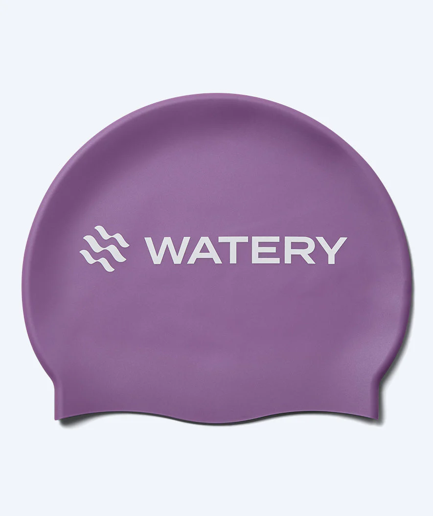 Watery Badekappe für Kinder (3-10) - Signature - Lila