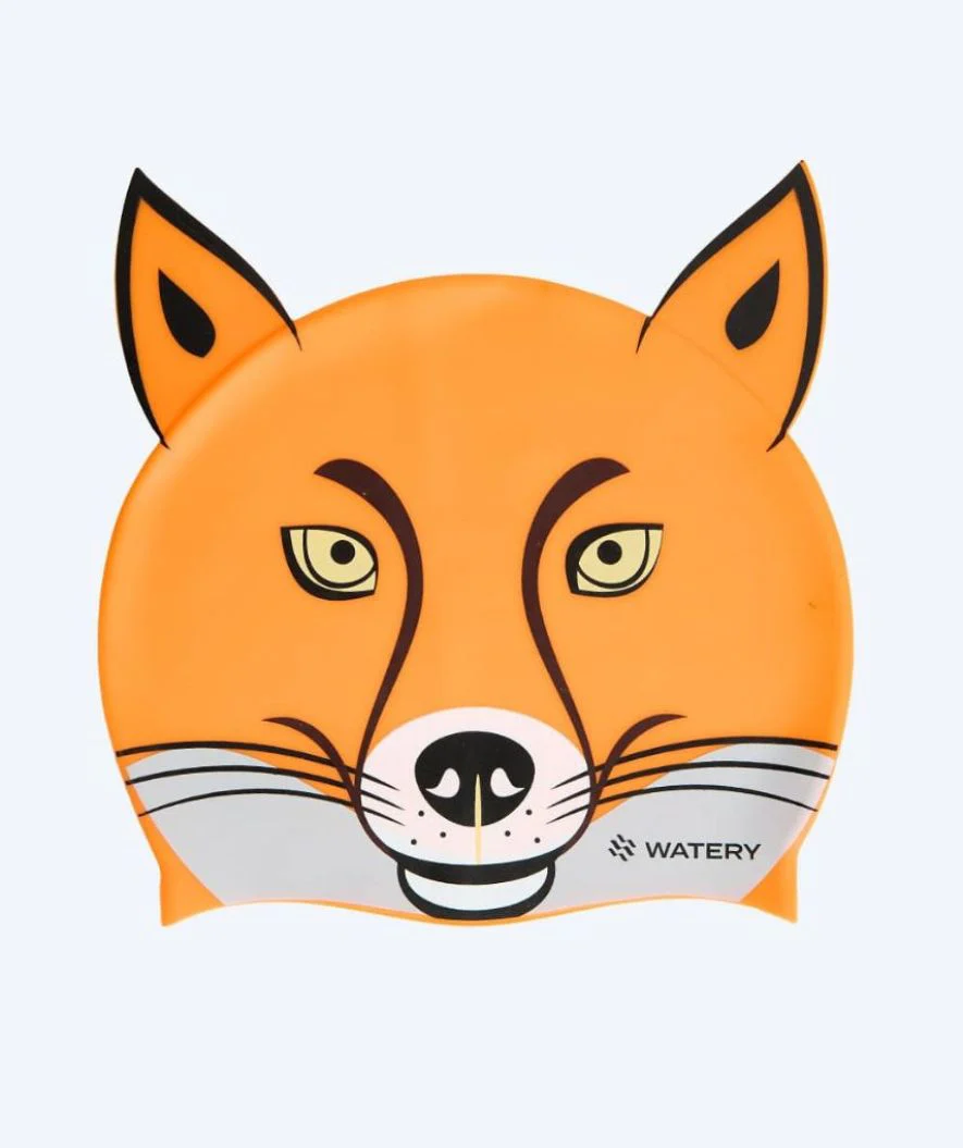 Watery Badekappe für Kinder - Dashers - Fox (Orange/Grau)