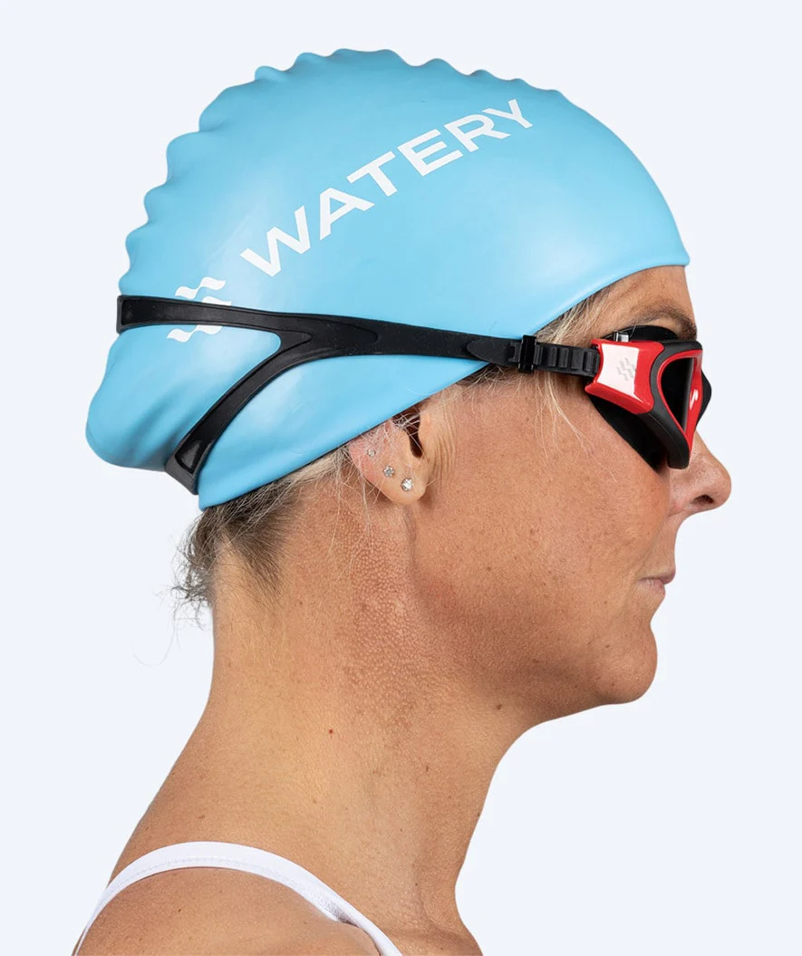 Watery Badekappe für langes Haar - Signature - Blau - Image 5