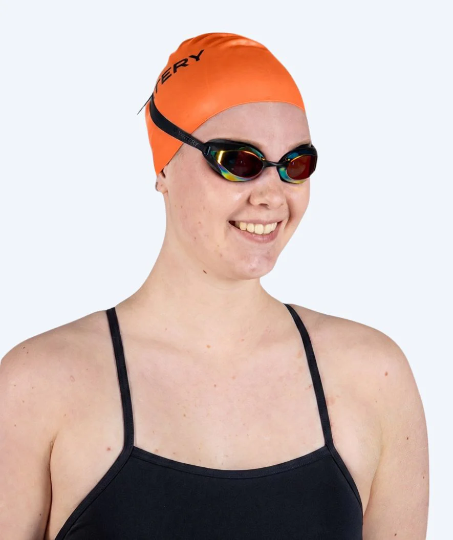 Watery Badekappe für langes Haar - Signature - Orange - Image 2