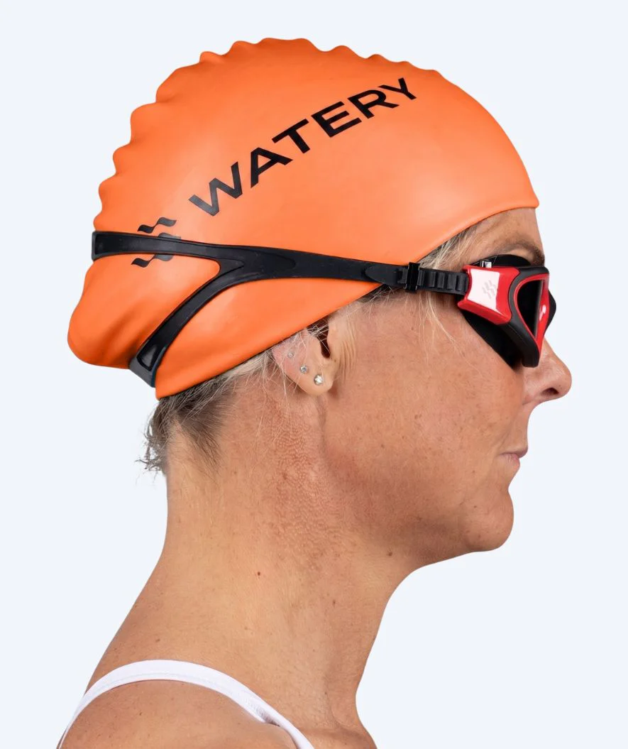 Watery Badekappe für langes Haar - Signature - Orange - Image 3