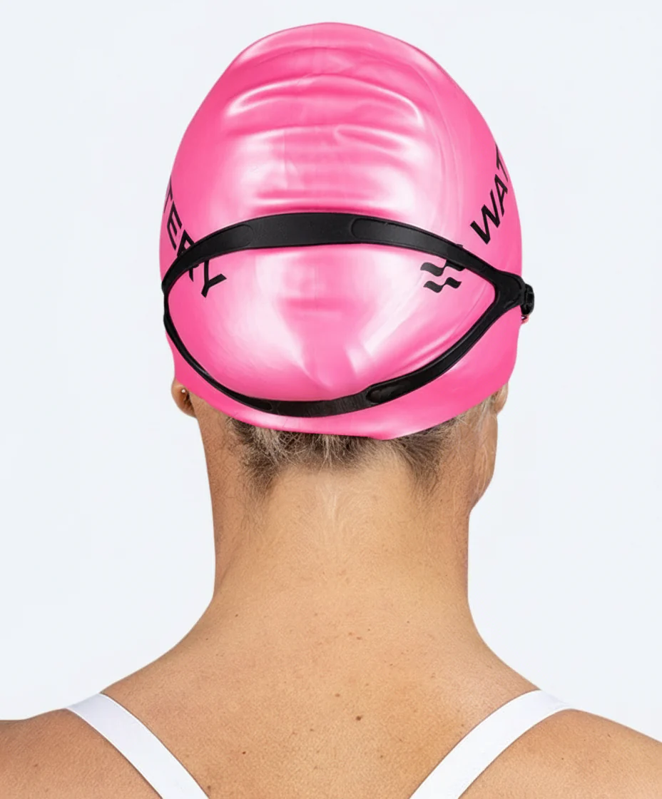 Watery Badekappe für langes Haar - Signature - Rosa - Image 5