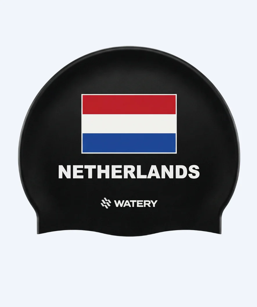 Watery Badekappe - Netherlands - Schwarz