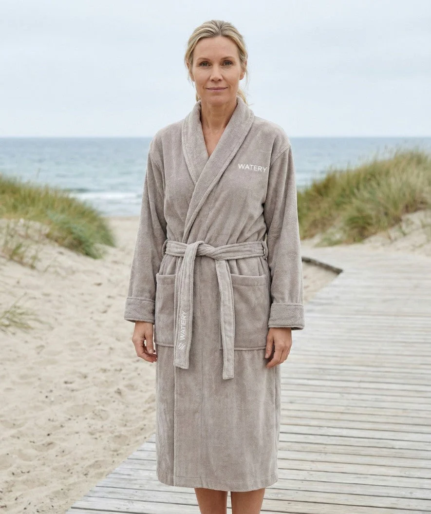 Watery Bademantel für Frauen - Mariana - Grau - Image 7