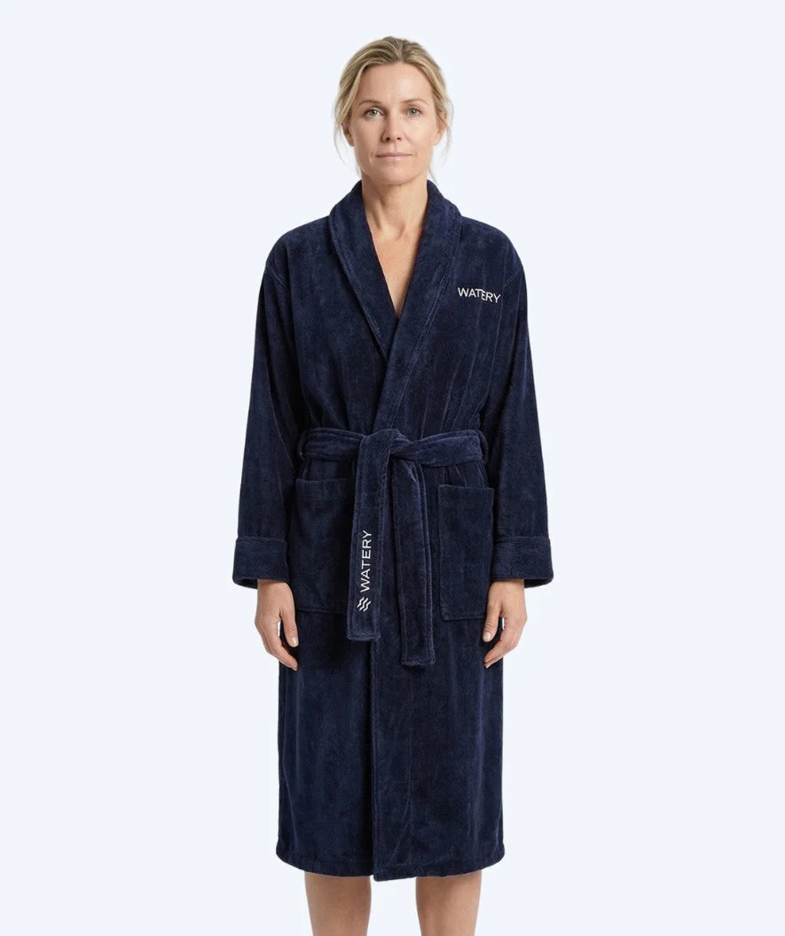 Watery Bademantel für Frauen - Mariana - Marineblau