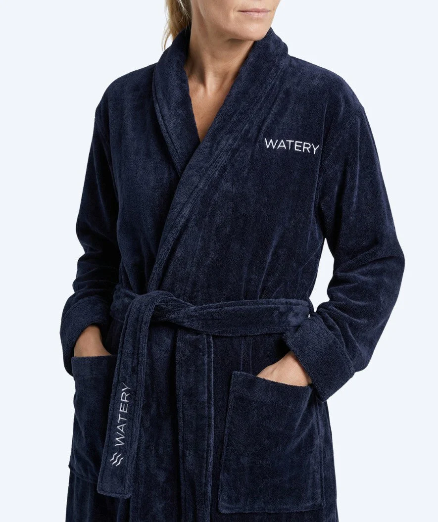Watery Bademantel für Frauen - Mariana - Marineblau - Image 3