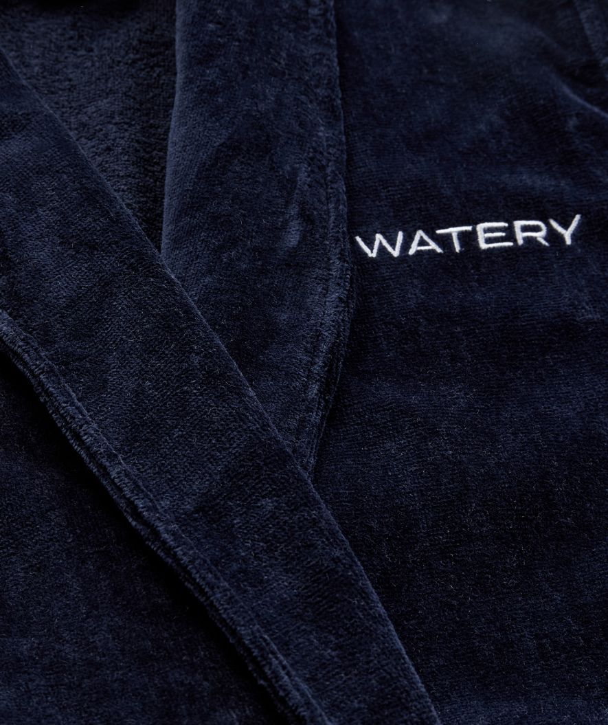 Watery Bademantel für Frauen - Mariana - Marineblau - Image 9