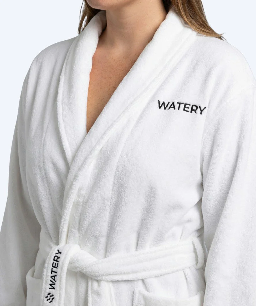 Watery Bademantel für Frauen - Mariana - Weiß - Image 5