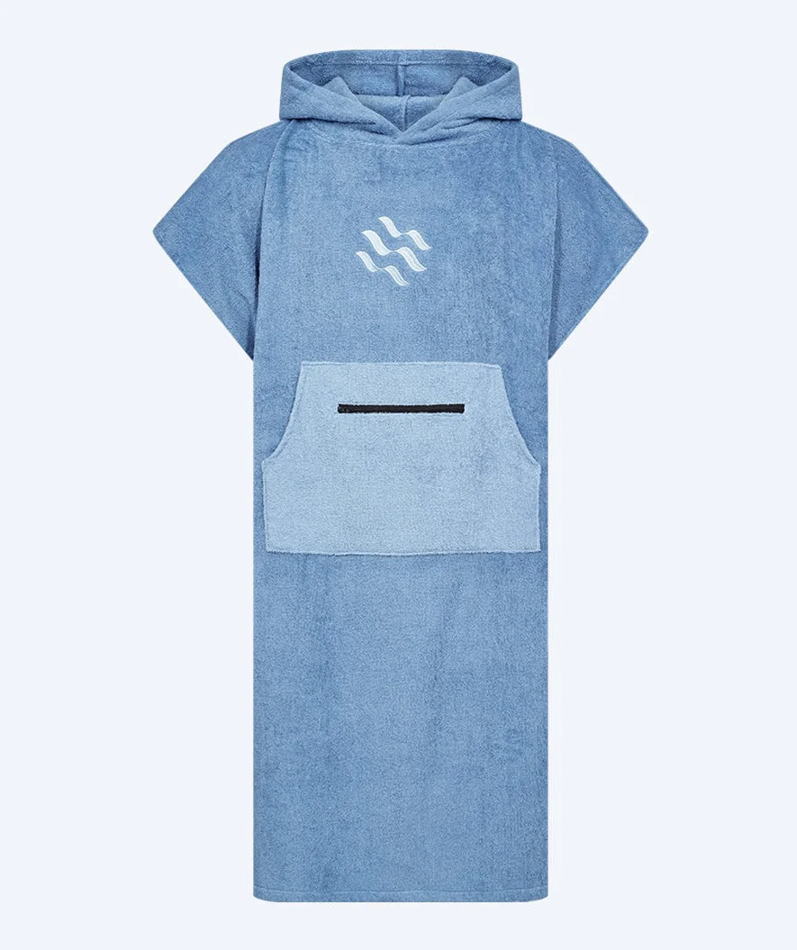 Watery Badeponcho für Erwachsene - Baumwolle - Atlantic Blue - Image 10
