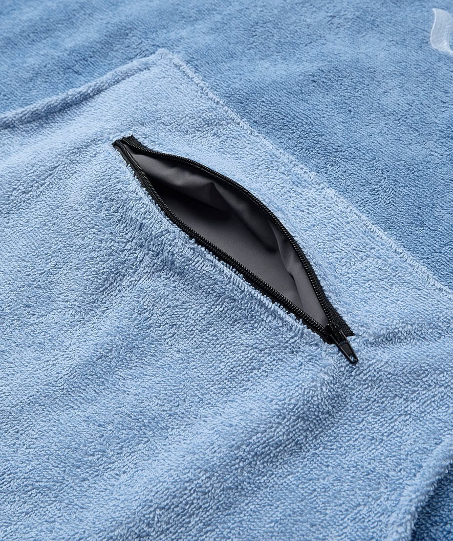 Watery Badeponcho für Erwachsene - Baumwolle - Atlantic Blue - Image 13