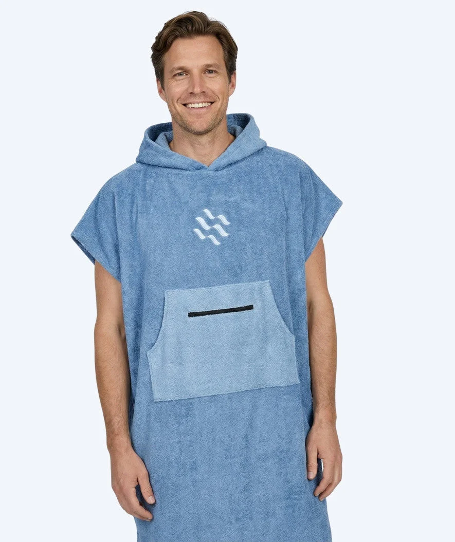Watery Badeponcho für Erwachsene - Baumwolle - Atlantic Blue - Image 3