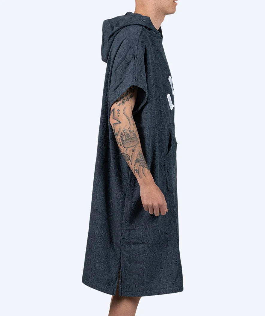 Watery Badeponcho für Erwachsene - Baumwolle - Donkerblau - Image 3