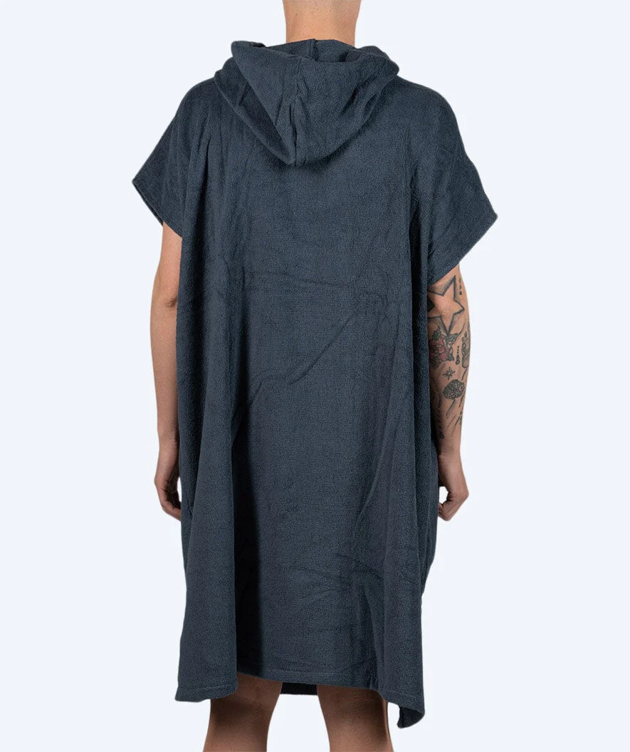 Watery Badeponcho für Erwachsene - Baumwolle - Donkerblau - Image 4