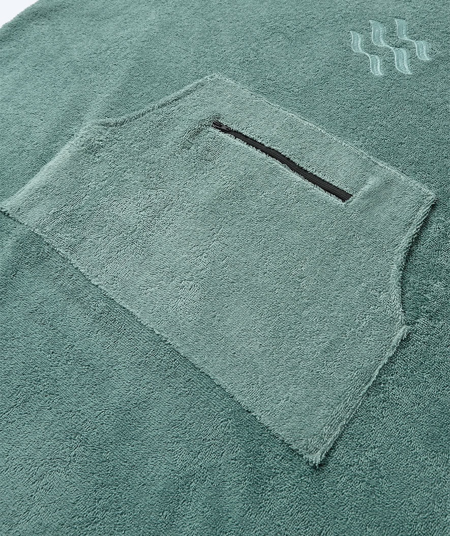 Watery Badeponcho für Erwachsene - Baumwolle - Forrest Green - Image 11