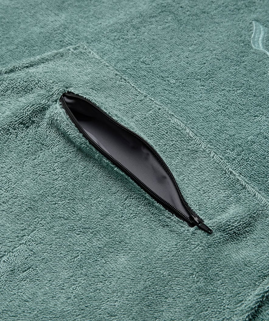 Watery Badeponcho für Erwachsene - Baumwolle - Forrest Green - Image 13