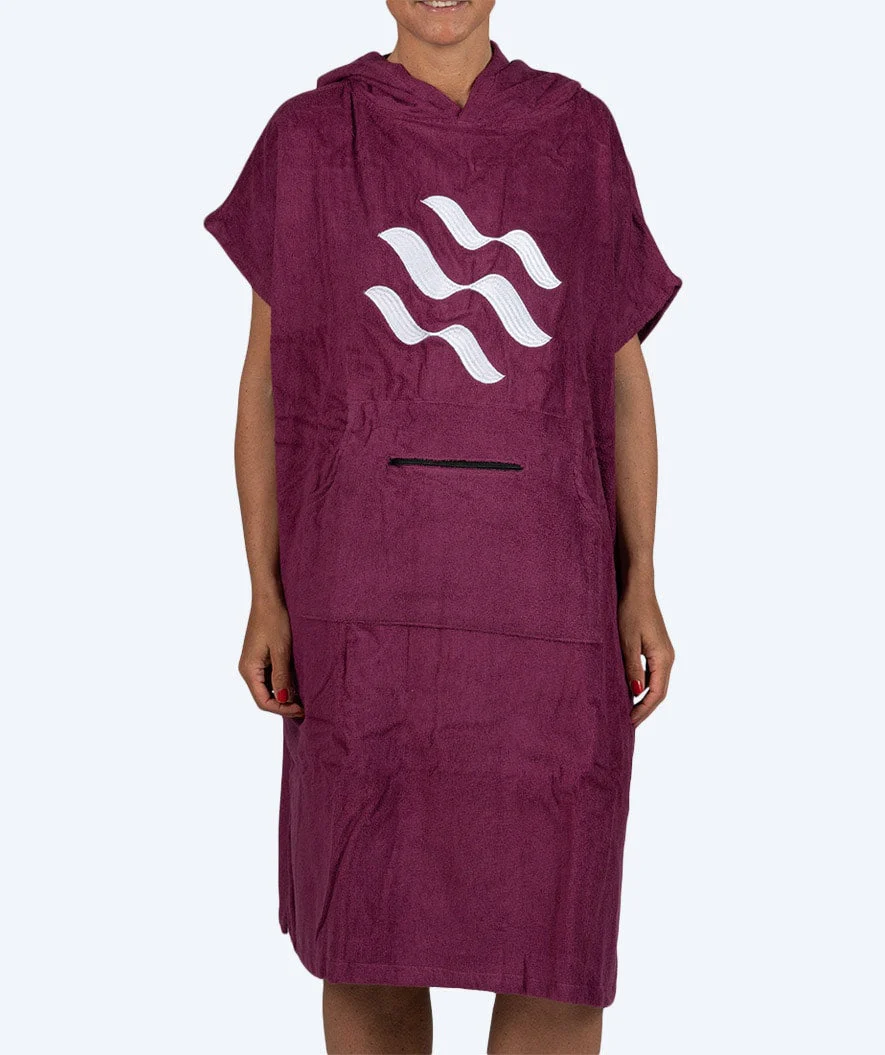 Watery Badeponcho für Erwachsene - Baumwolle - Lila - Image 2