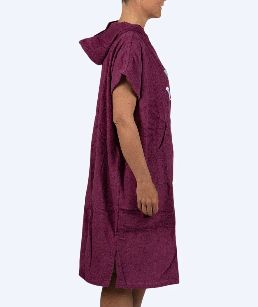 Watery Badeponcho für Erwachsene - Baumwolle - Lila - Image 3